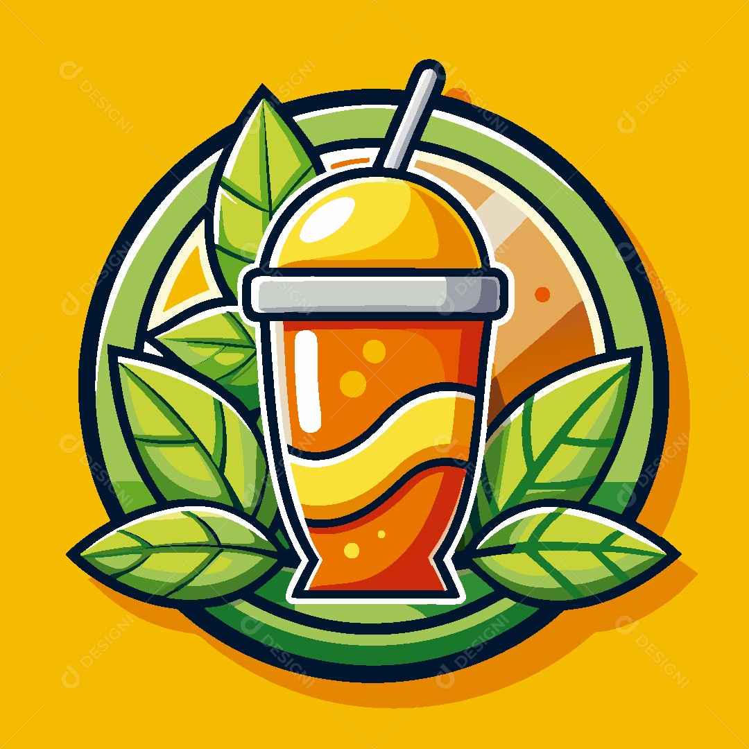 Suco de Fruta Ilustração Vetor EPS