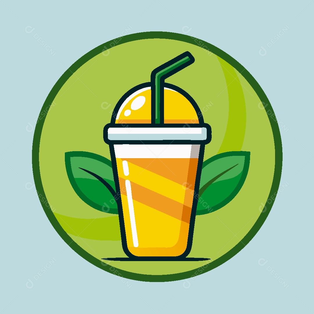 Suco de Fruta Ilustração Vetor EPS