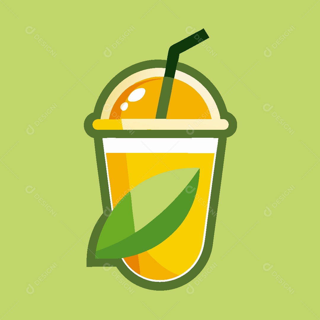 Suco de Fruta Ilustração Vetor EPS