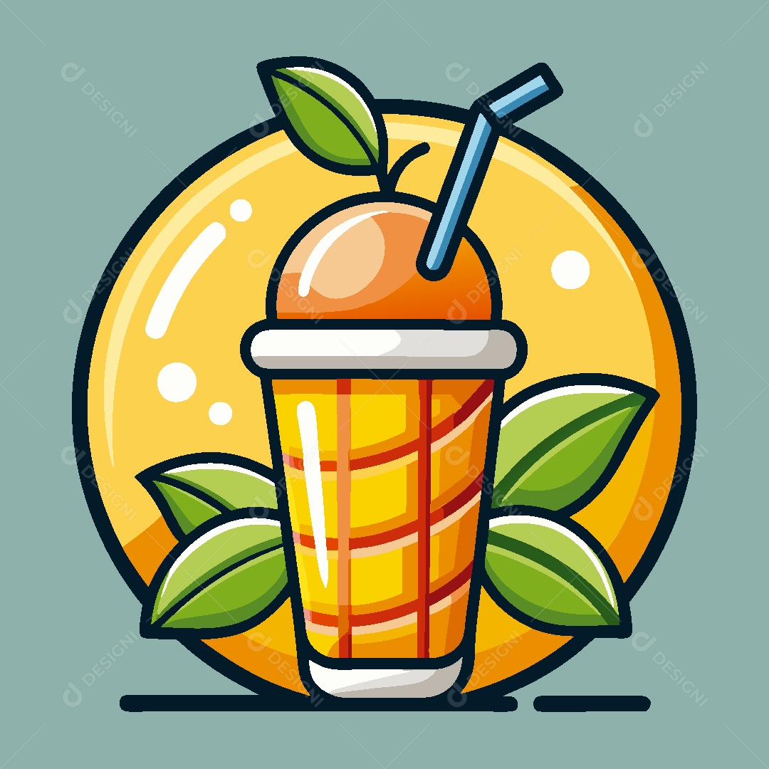 Suco de Fruta Ilustração Vetor EPS