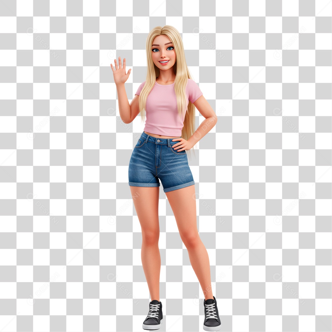 Personagem Mulher PNG Transparente