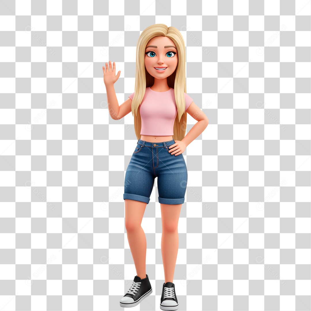 Personagem Mulher PNG Transparente