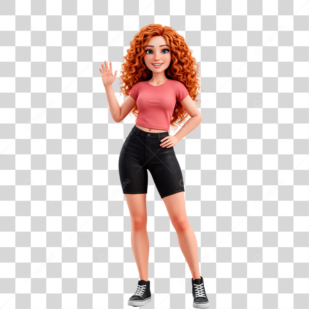 Personagem Mulher PNG Transparente
