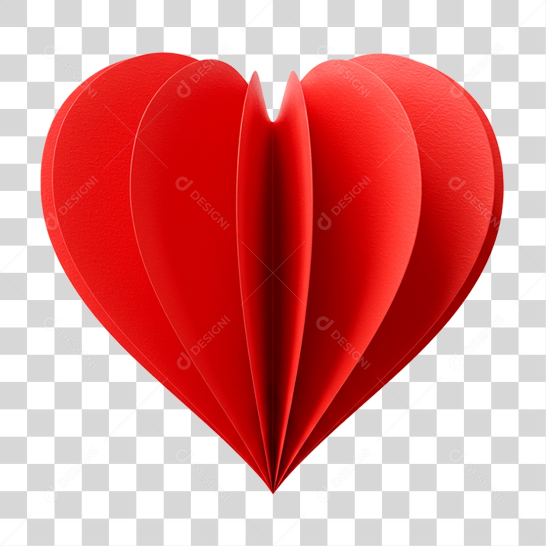 Coração Vermelho PNG Transparente