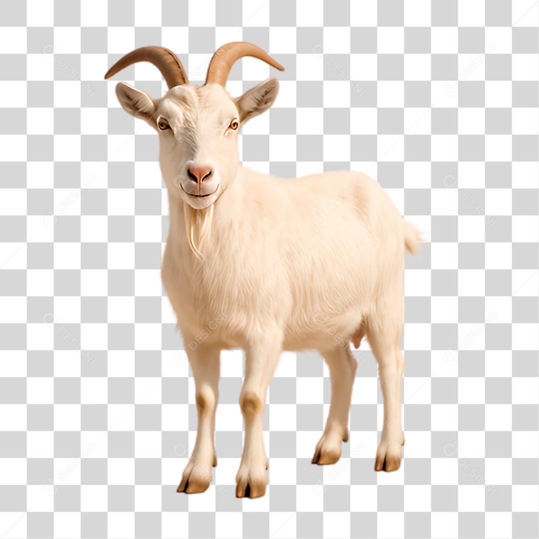 Cabra Branca PNG Transparente