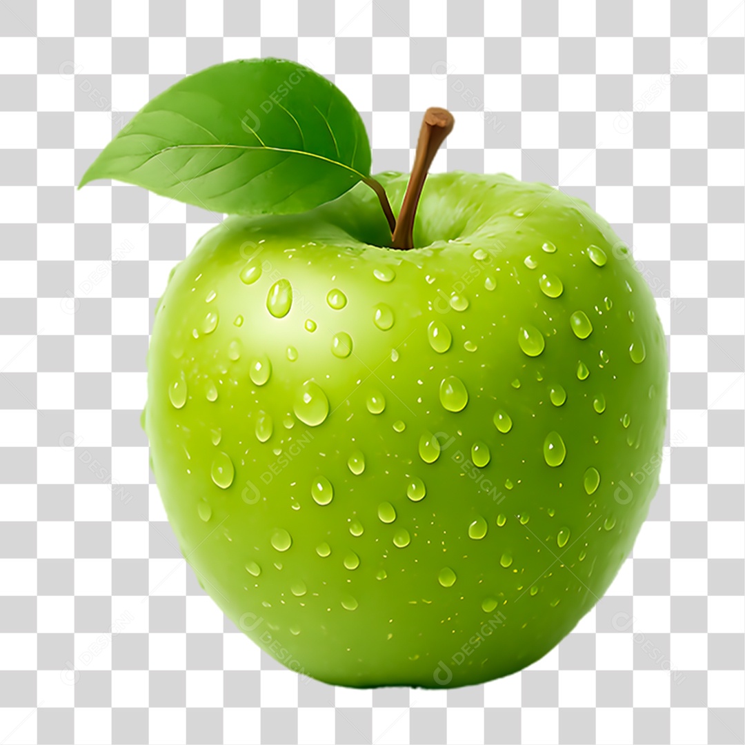 Maçã Verde PNG Transparente