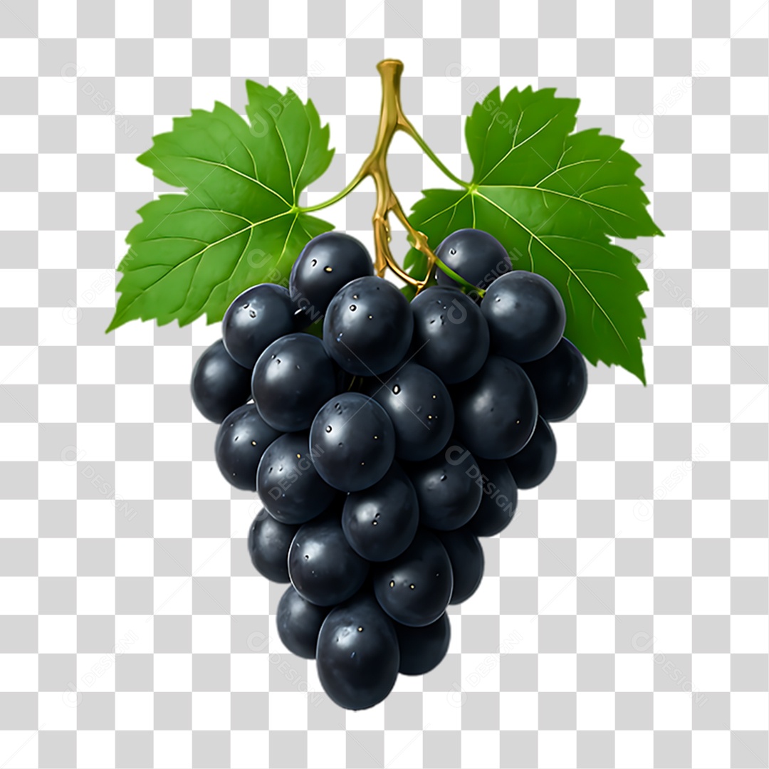 Cacho de Uva PNG Transparente