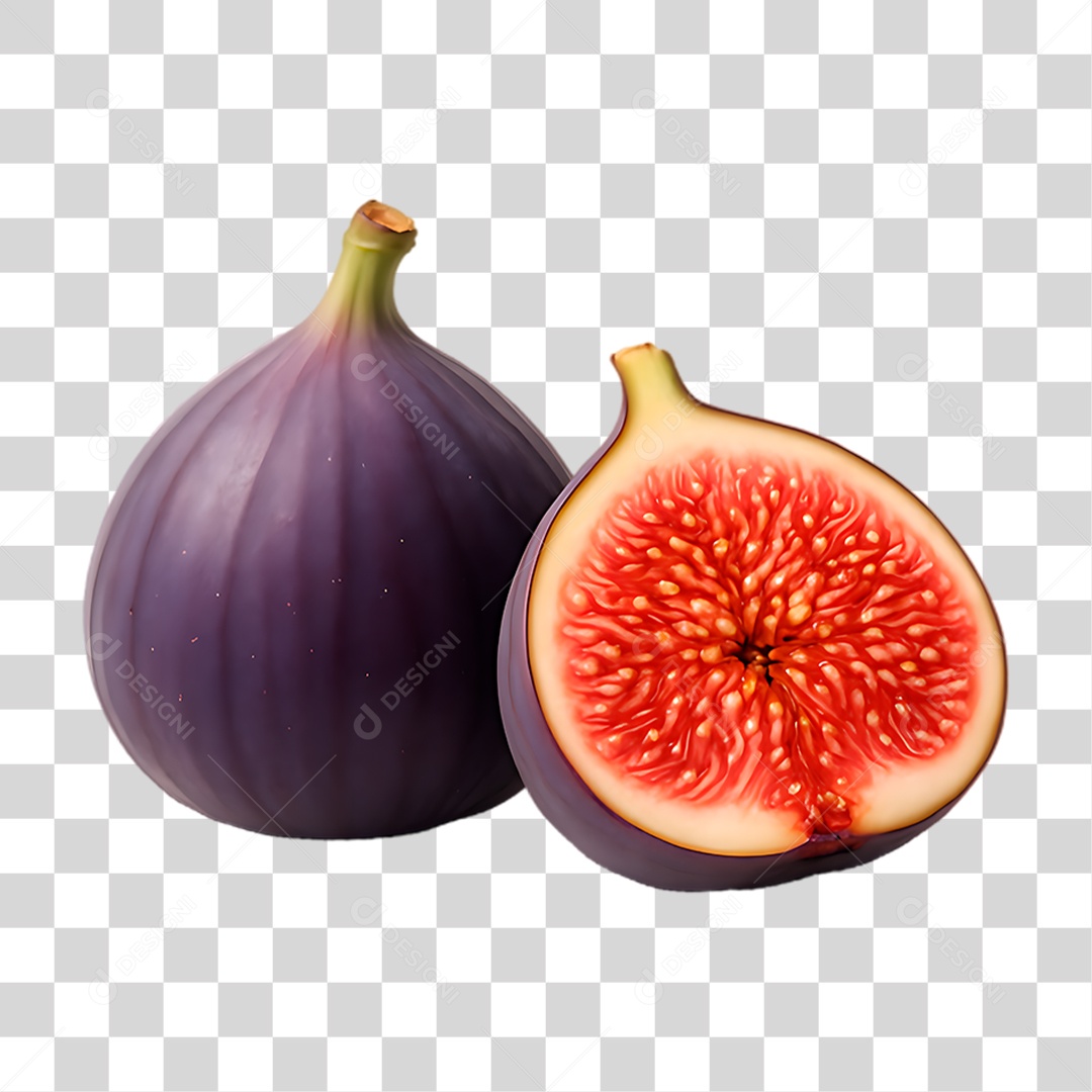Fatia de Figo PNG Transparente
