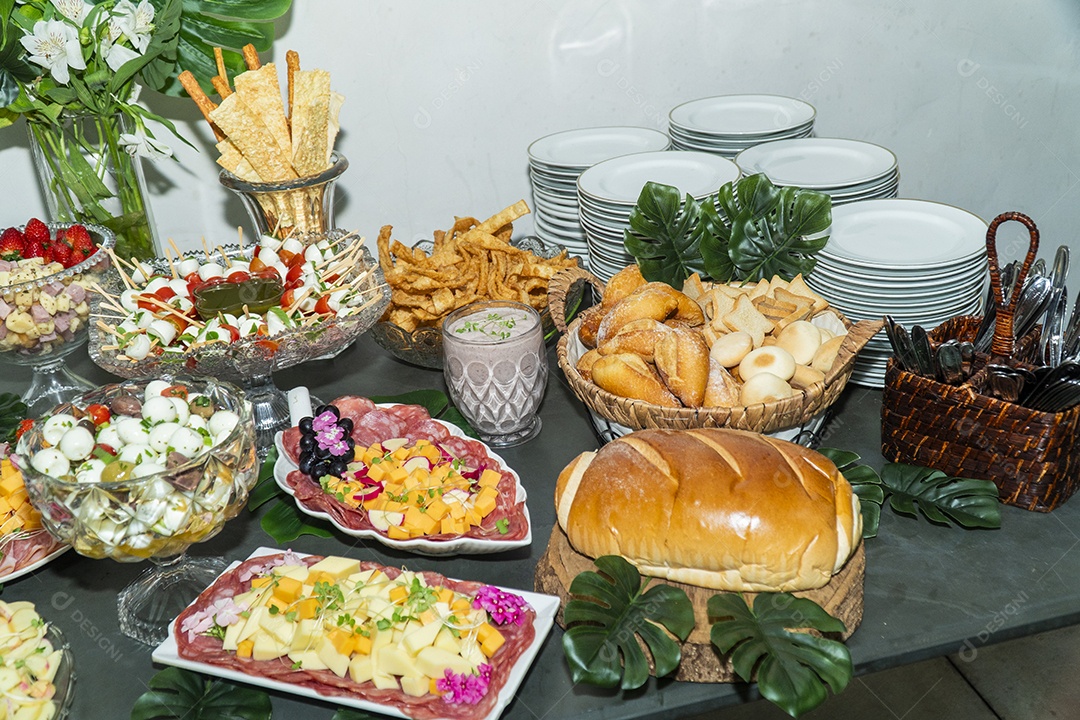 Mesa de festa de aniversário