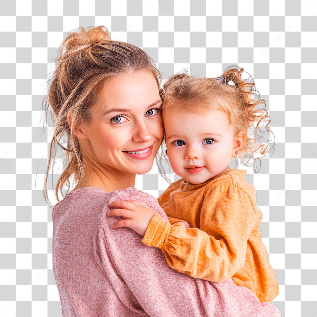 Mãe e Filha PNG Transparente