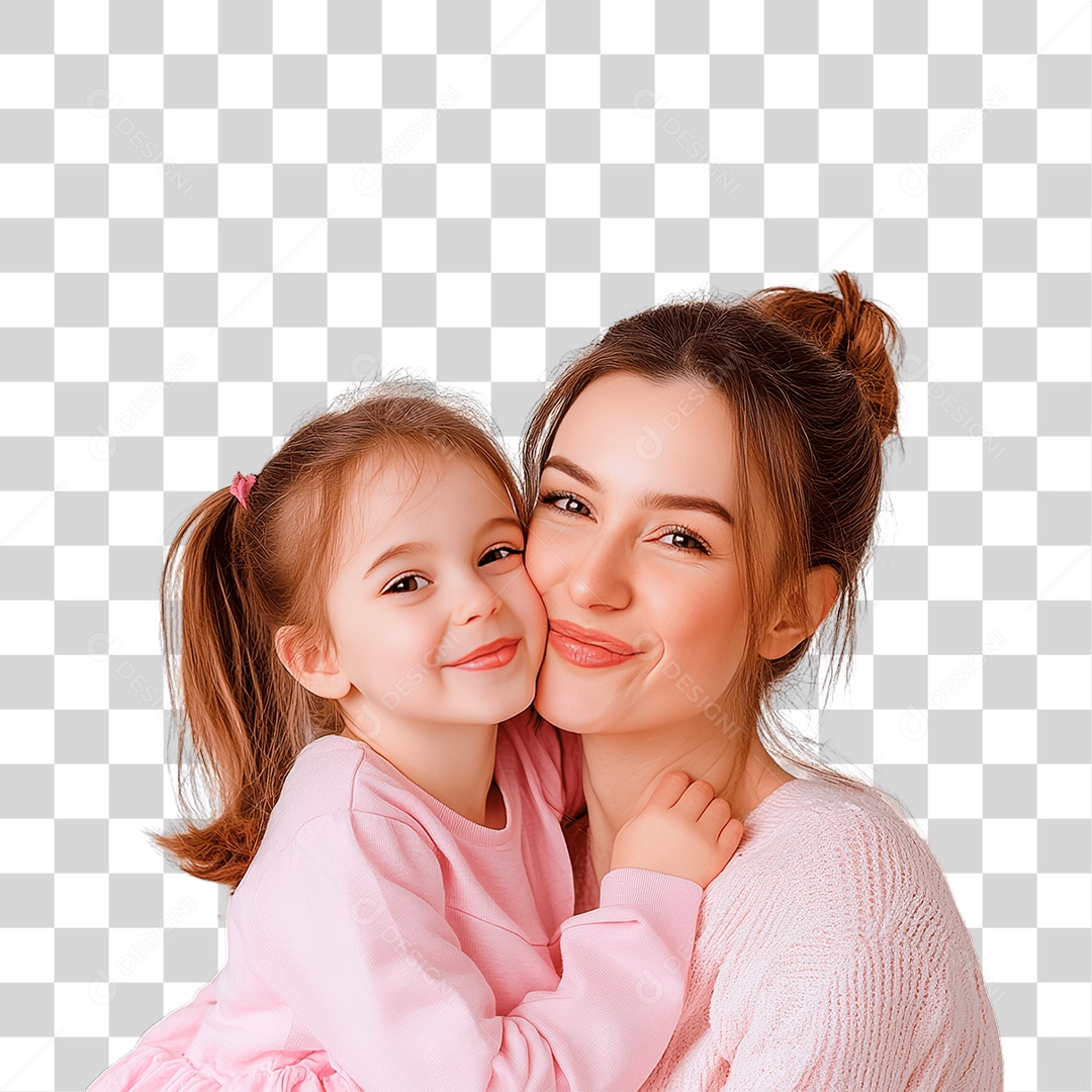 Mãe e Filha PNG Transparente