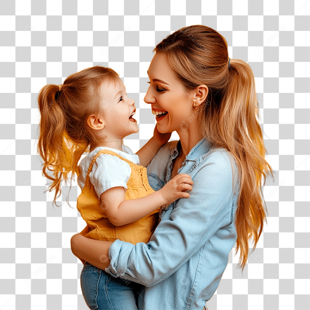 Mãe e Filha PNG Transparente