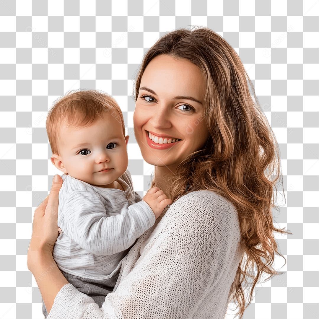 Mãe e Filho PNG Transparente