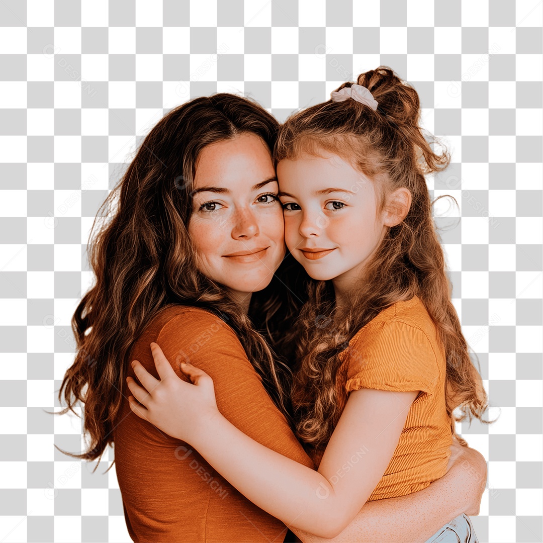 Mãe e Filha PNG Transparente