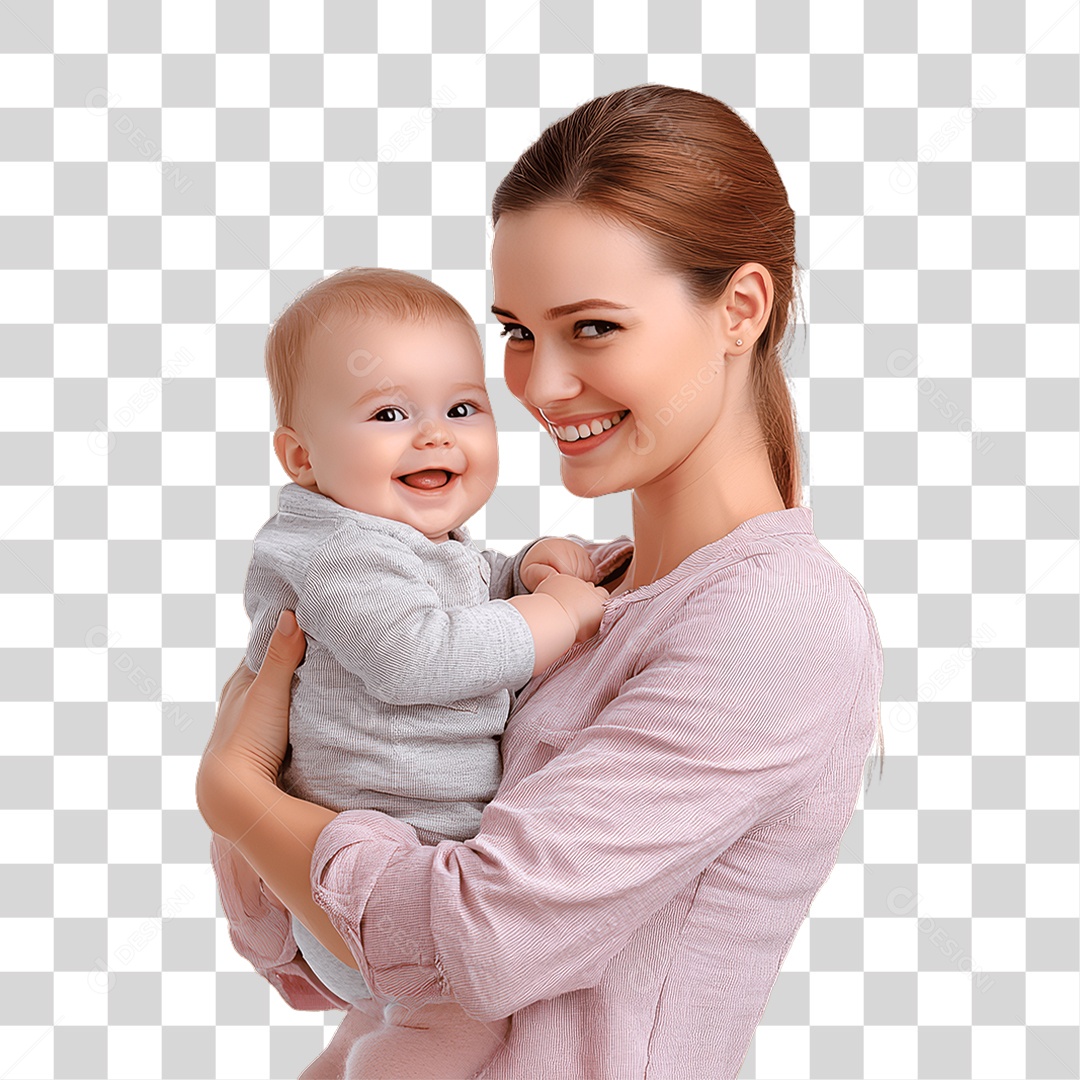 Mãe e Filho PNG Transparente