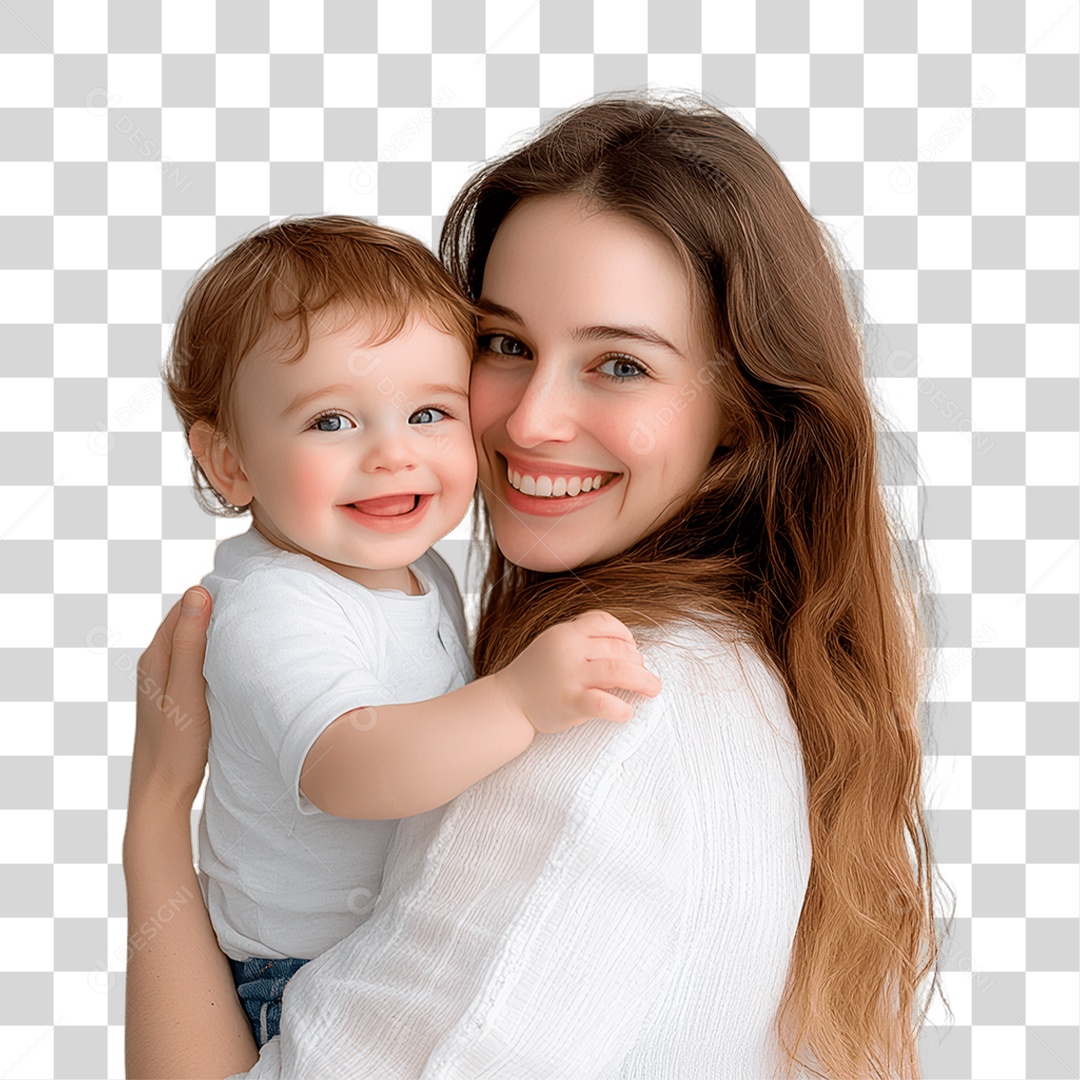 Mãe e Filho PNG Transparente