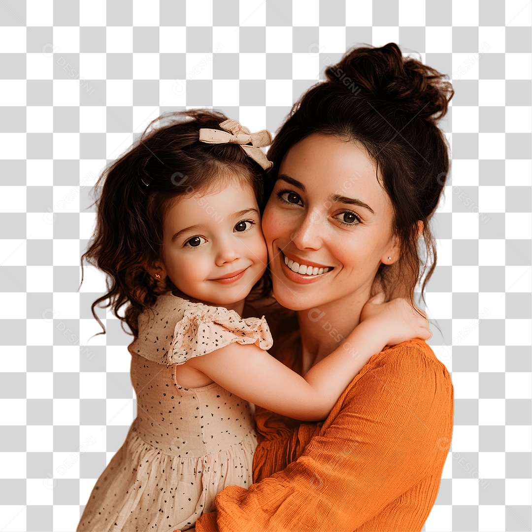 Mãe e Filha PNG Transparente