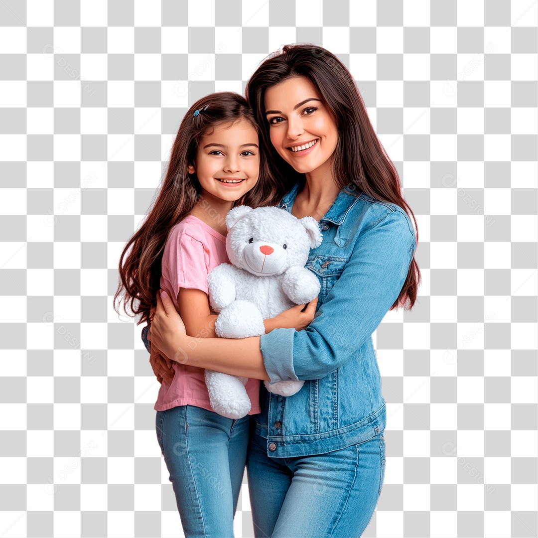 Mãe e Filha PNG Transparente