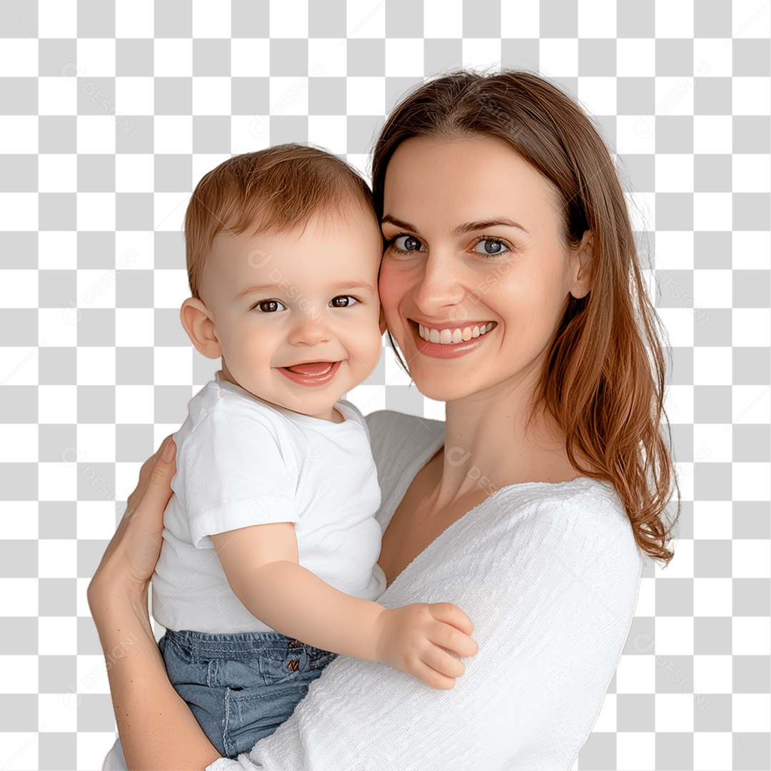 Mãe e Filho PNG Transparente