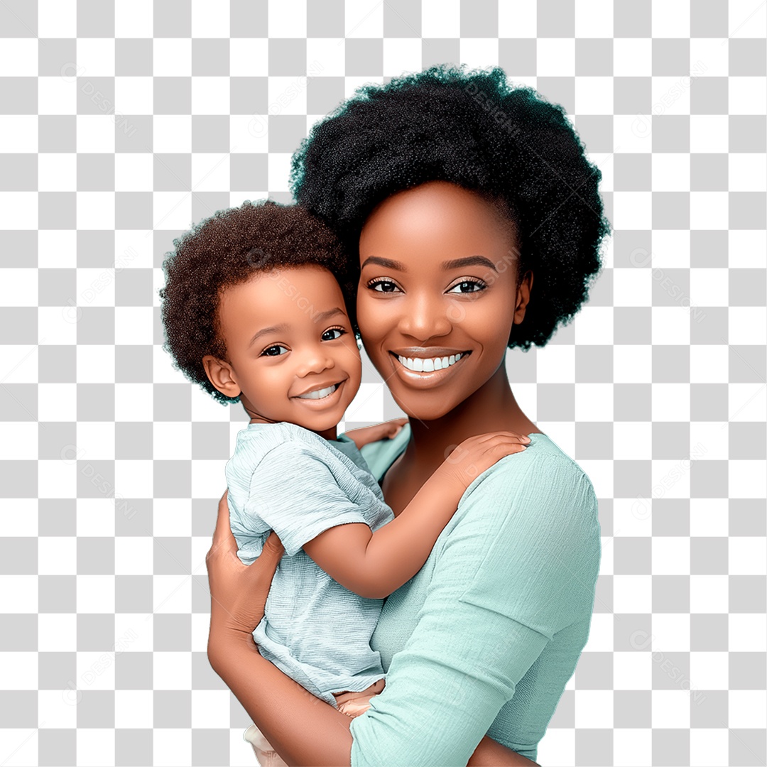 Mãe e Filho PNG Transparente