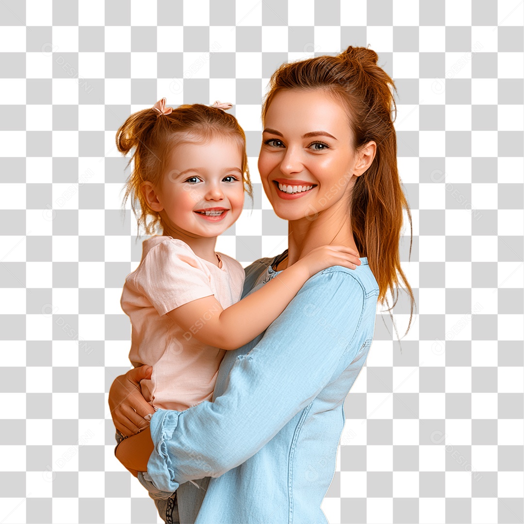 Mãe e Filha PNG Transparente