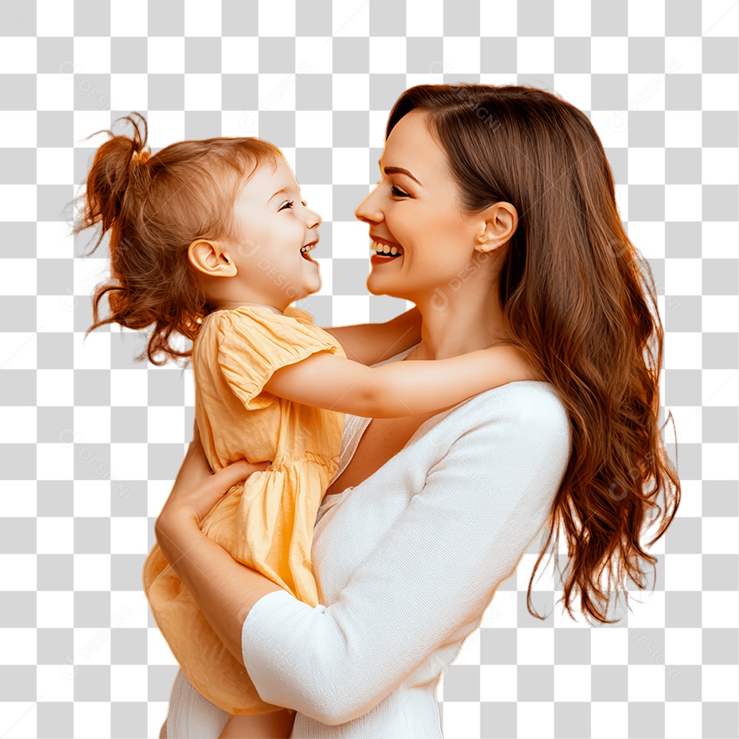 Mãe e Filha PNG Transparente