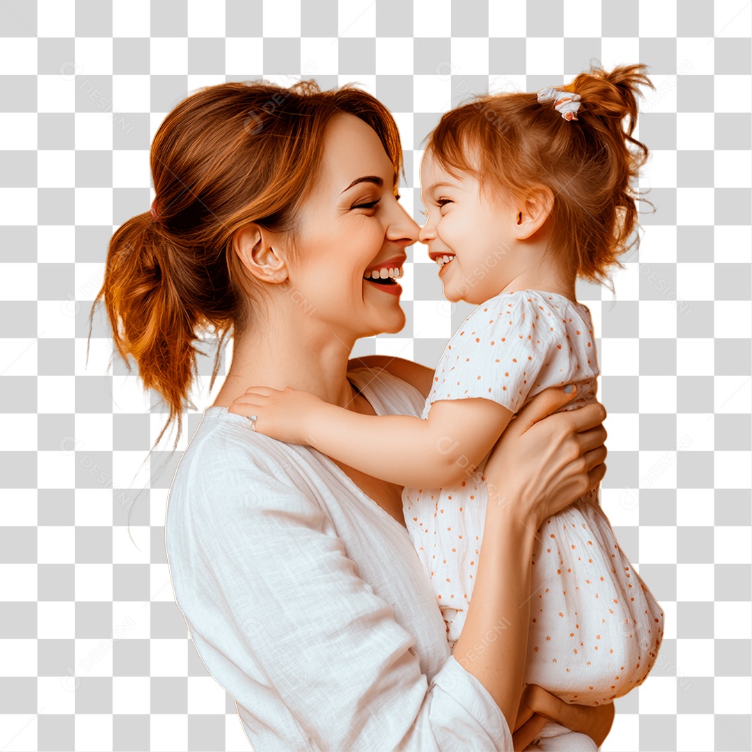 Mãe e Filha PNG Transparente