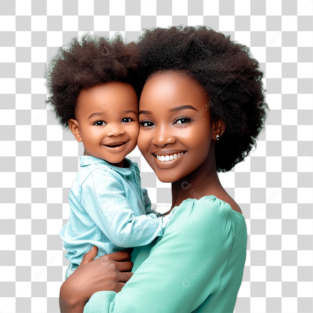 Mãe e Filho PNG Transparente