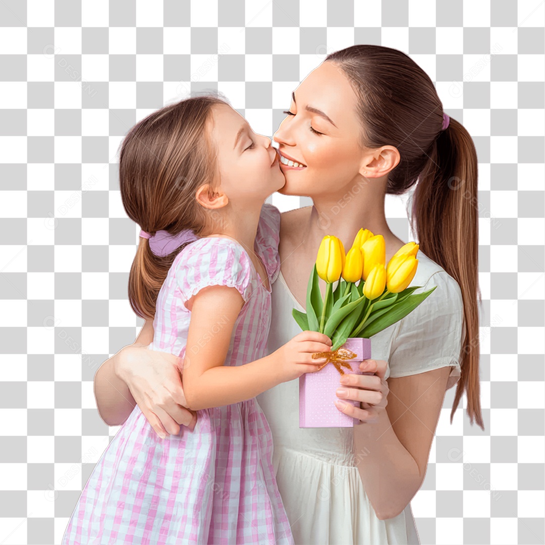 Mãe e Filha PNG Transparente