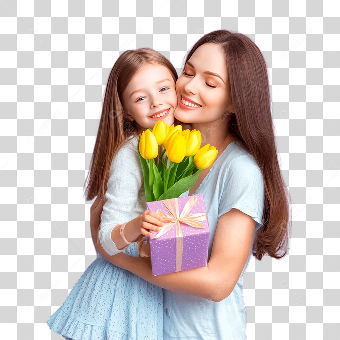 Mãe e Filha PNG Transparente