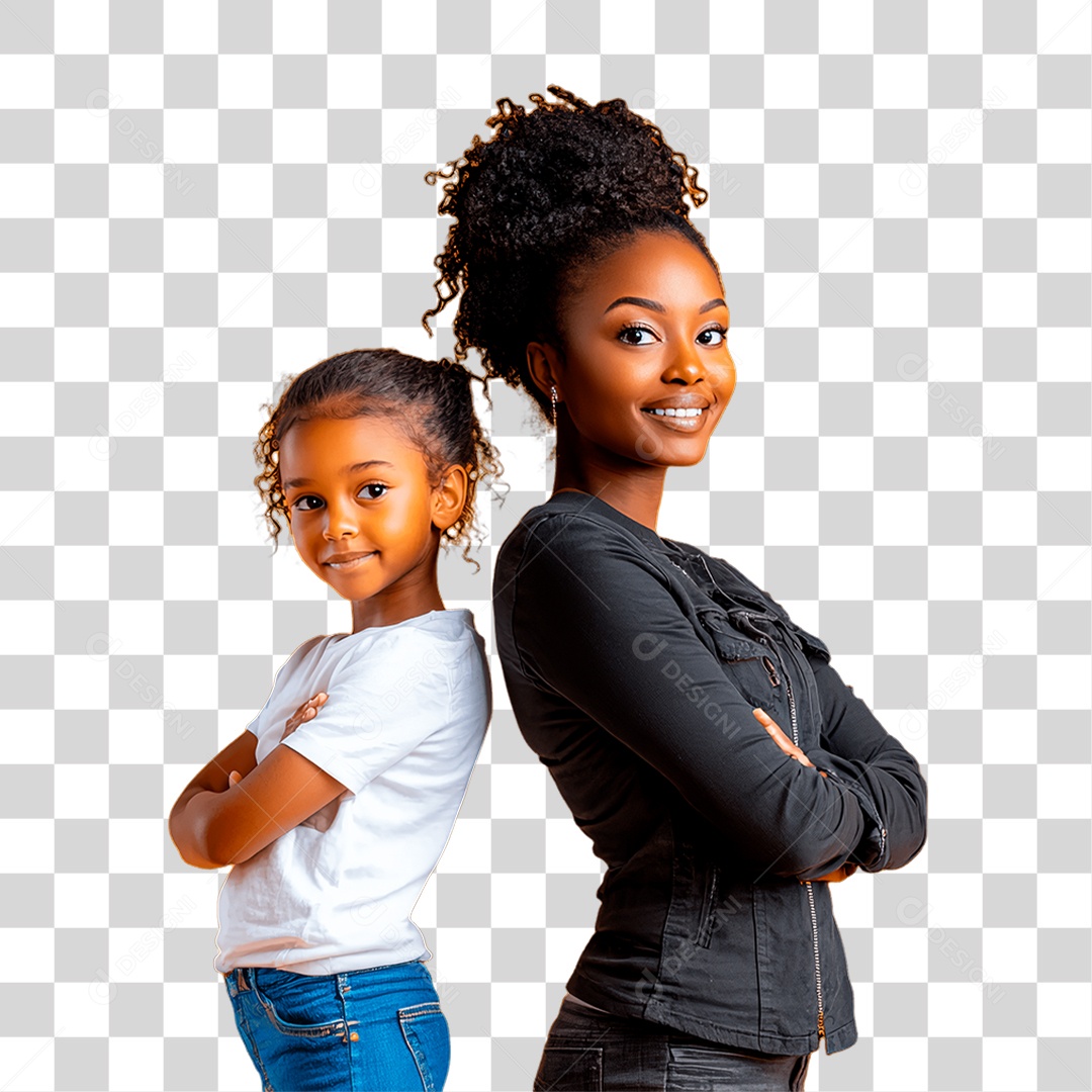 Mãe e Filha PNG Transparente