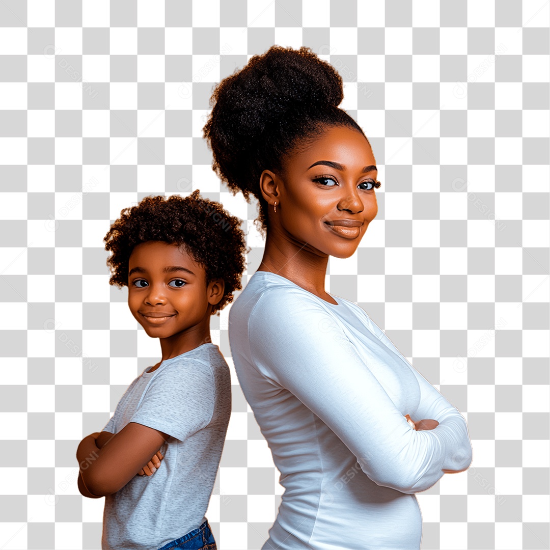 Mãe e Filho PNG Transparente