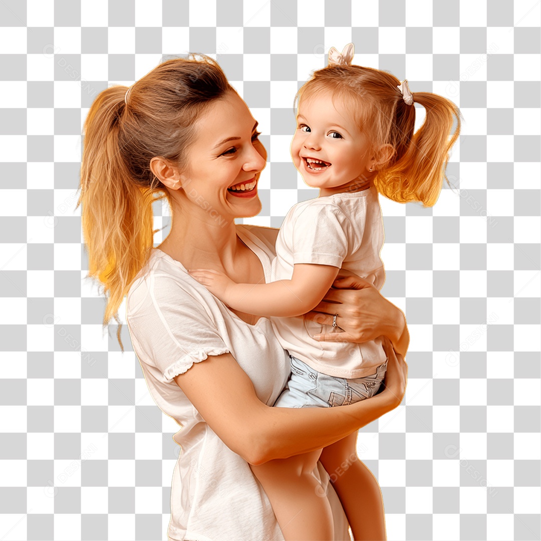 Mãe e Filha PNG Transparente