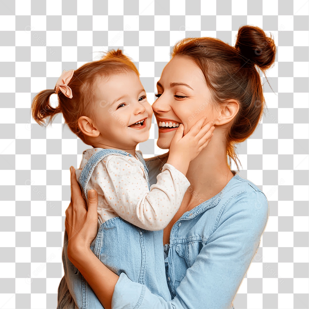 Mãe e Filha PNG Transparente