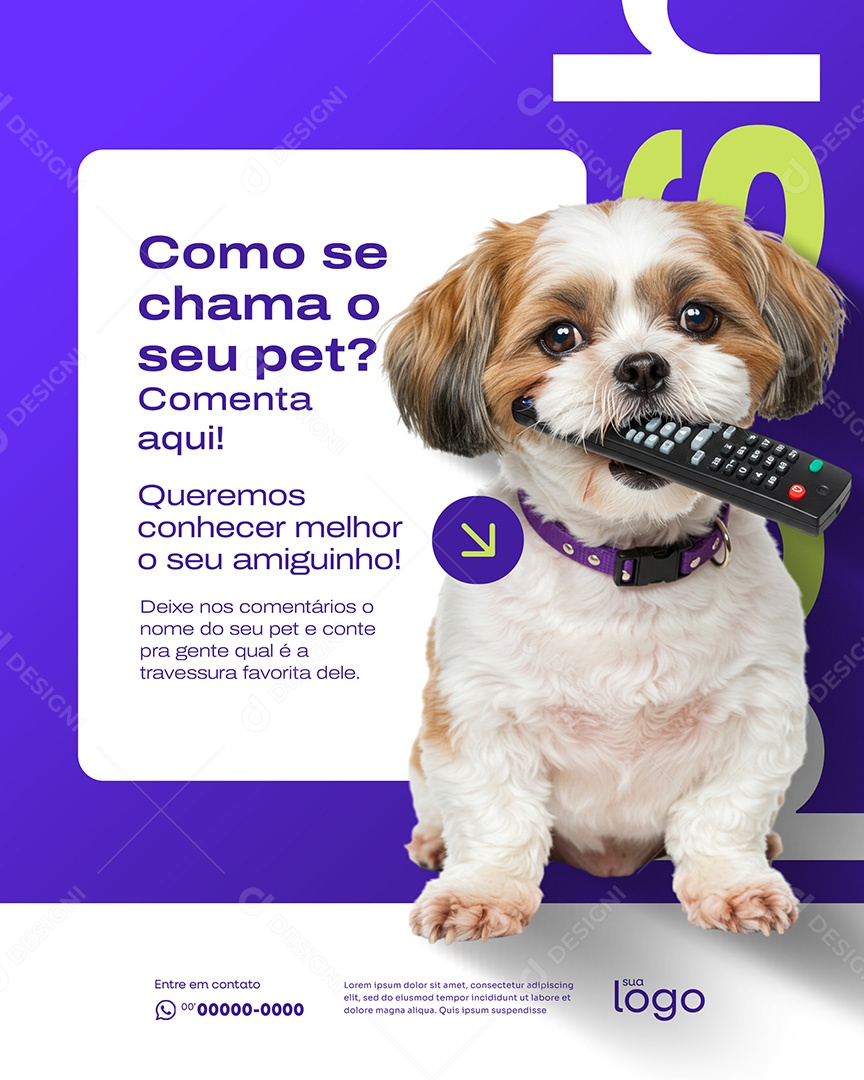 Pet Shop Social Media PSD Editável