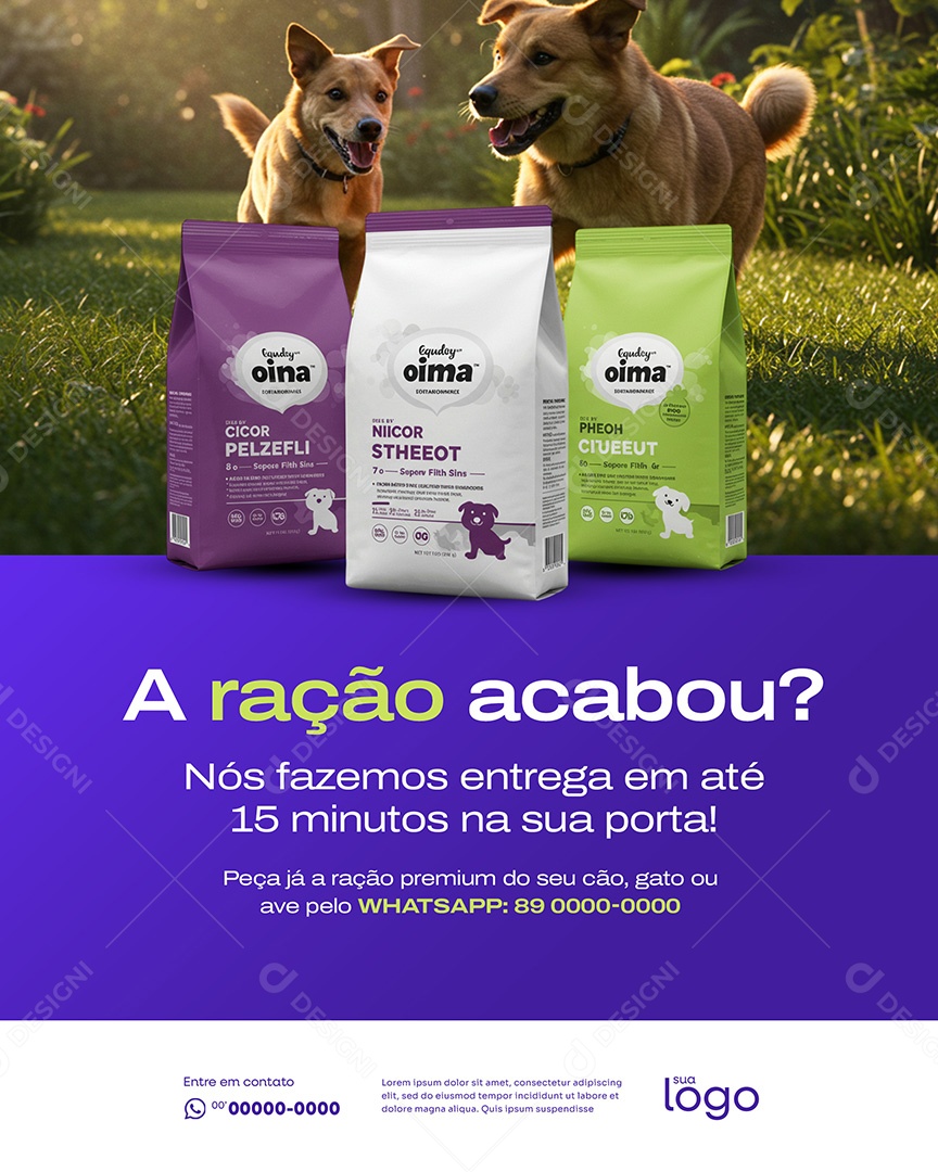 Pet Shop Social Media PSD Editável