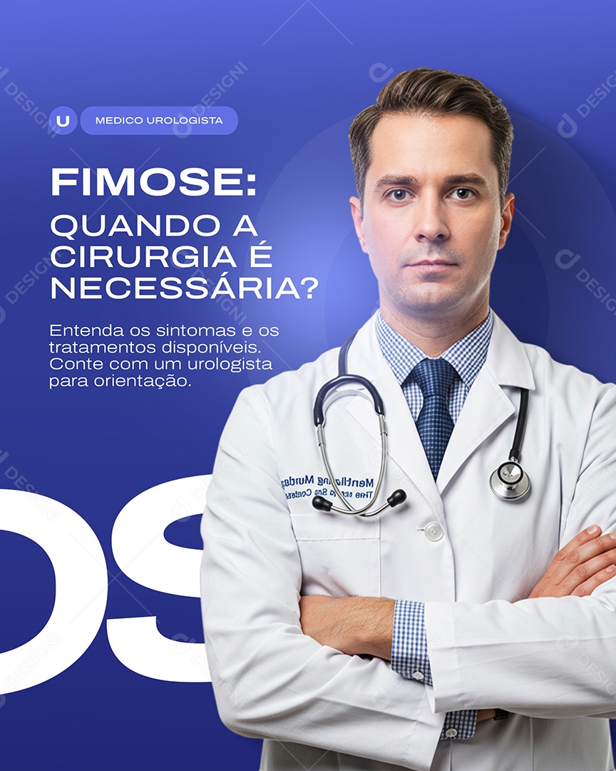 Urologista Social Media PSD Editável