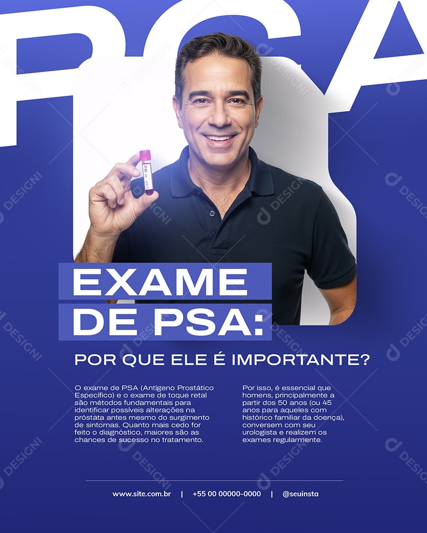 Urologista Social Media PSD Editável