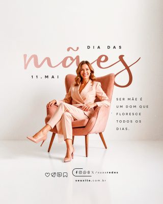 Dia das Mães 11 de Maio Social Media PSD Editável