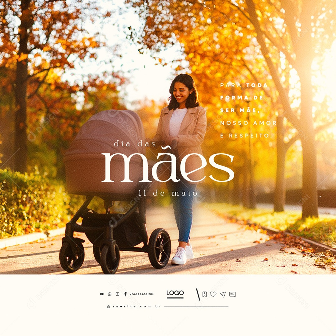 Dia das Mães 11 de Maio Social Media PSD Editável