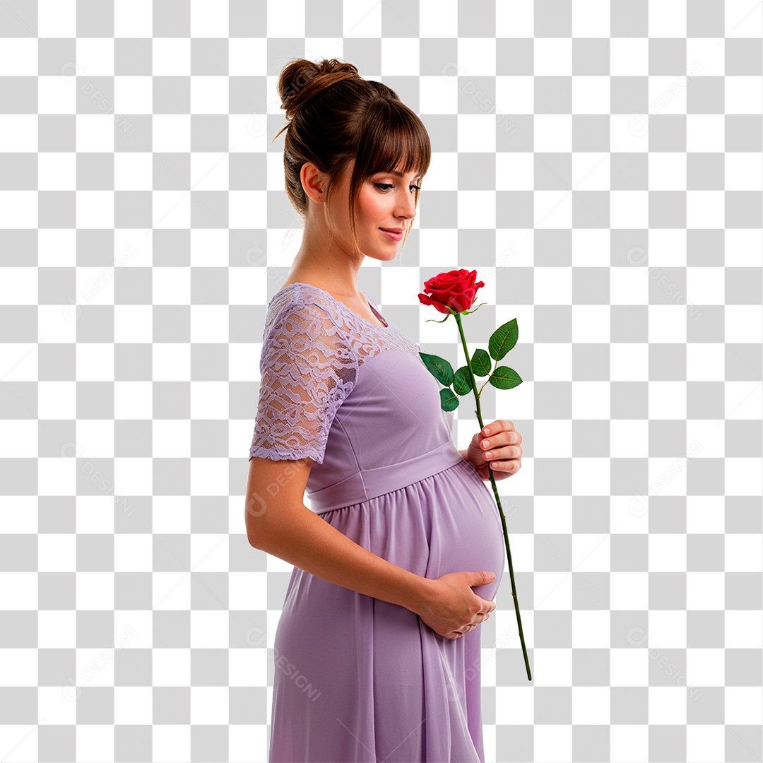 Mulher Grávida PNG Transparente