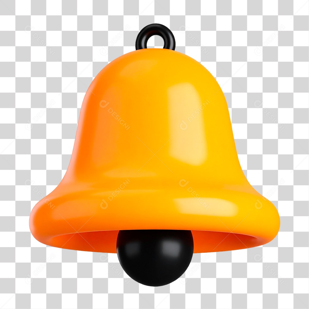 Sino Dourado PNG Transparente