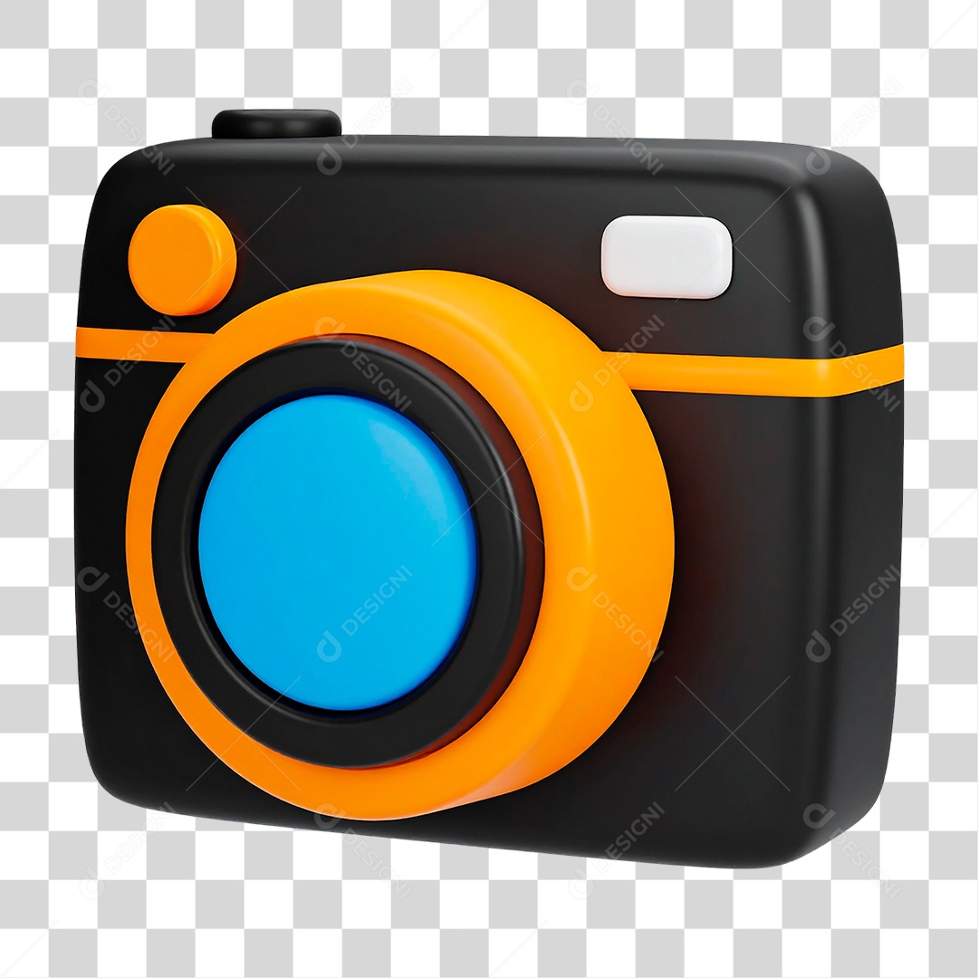 Câmera Fotográfica PNG Transparente