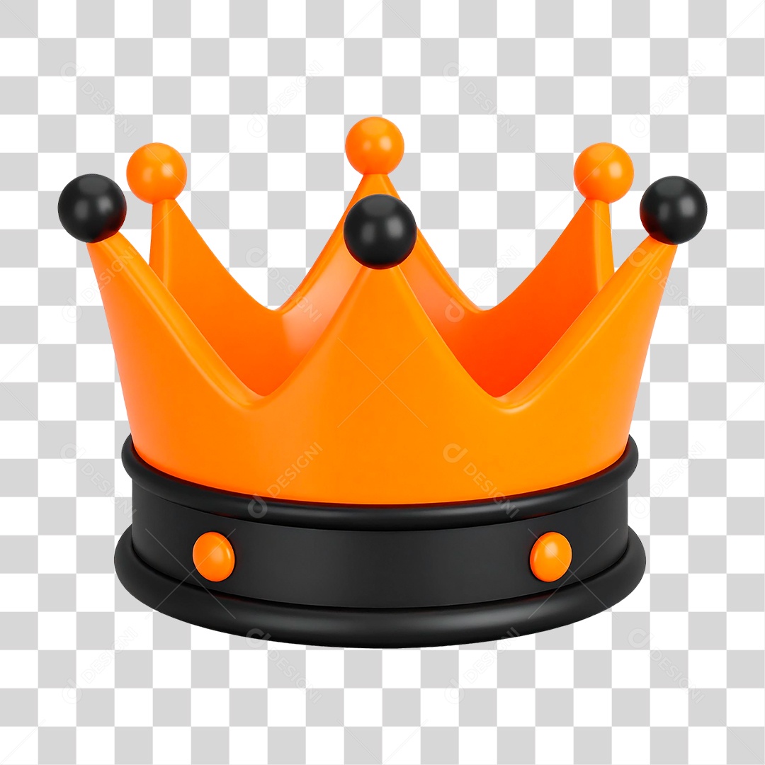 Coroa de Ouro PNG Transparente