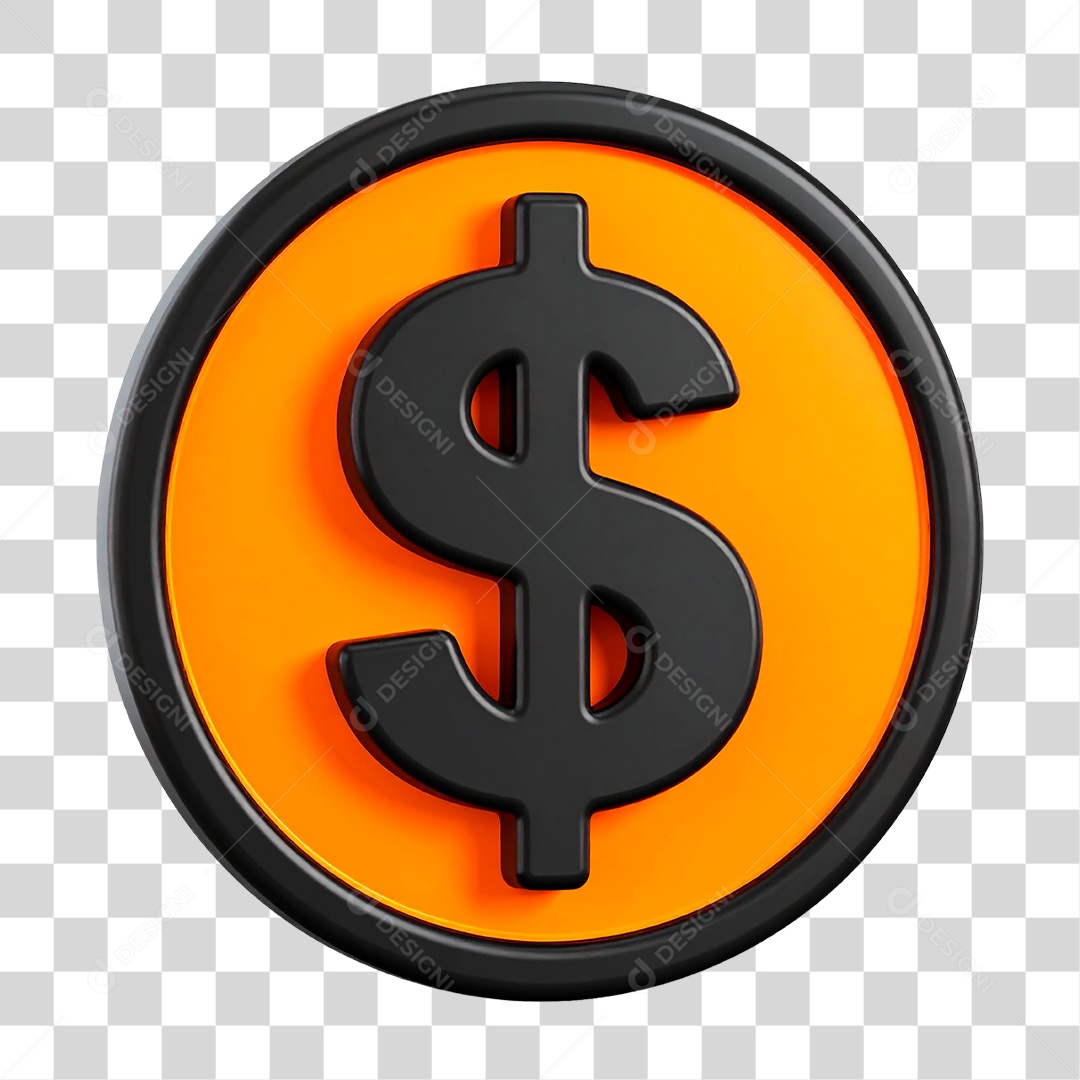 Ícone Cifrão PNG Transparente