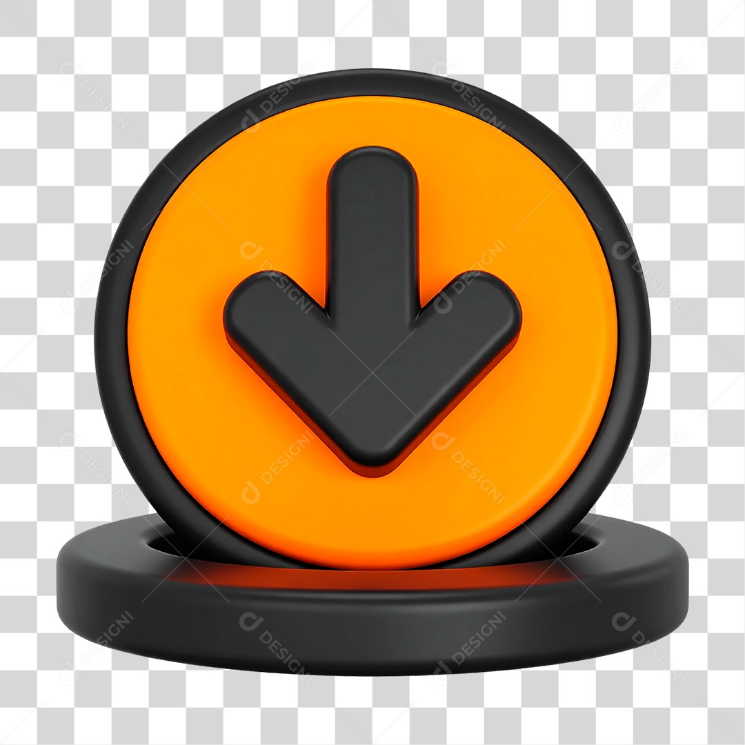 Ícone Download PNG Transparente