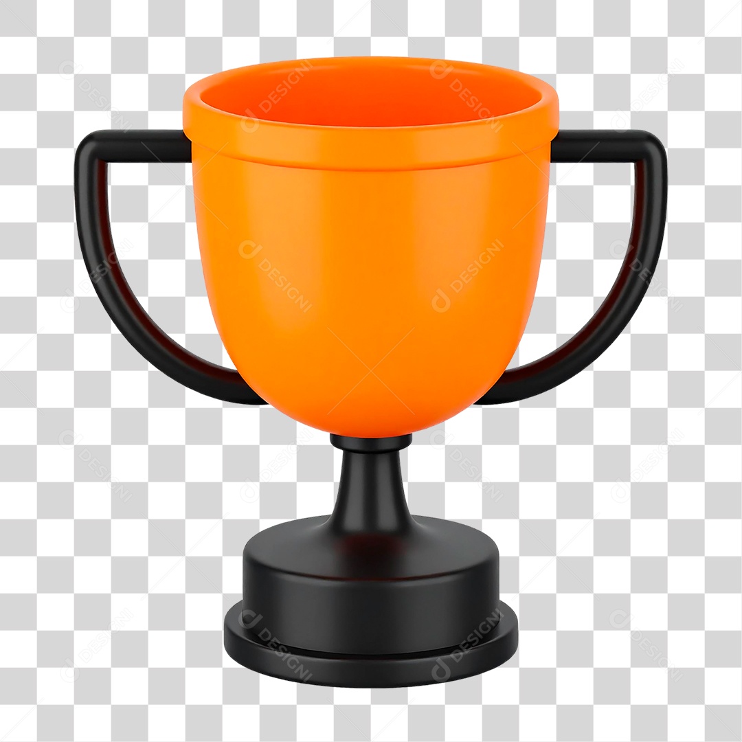 Troféu Dourado PNG Transparente