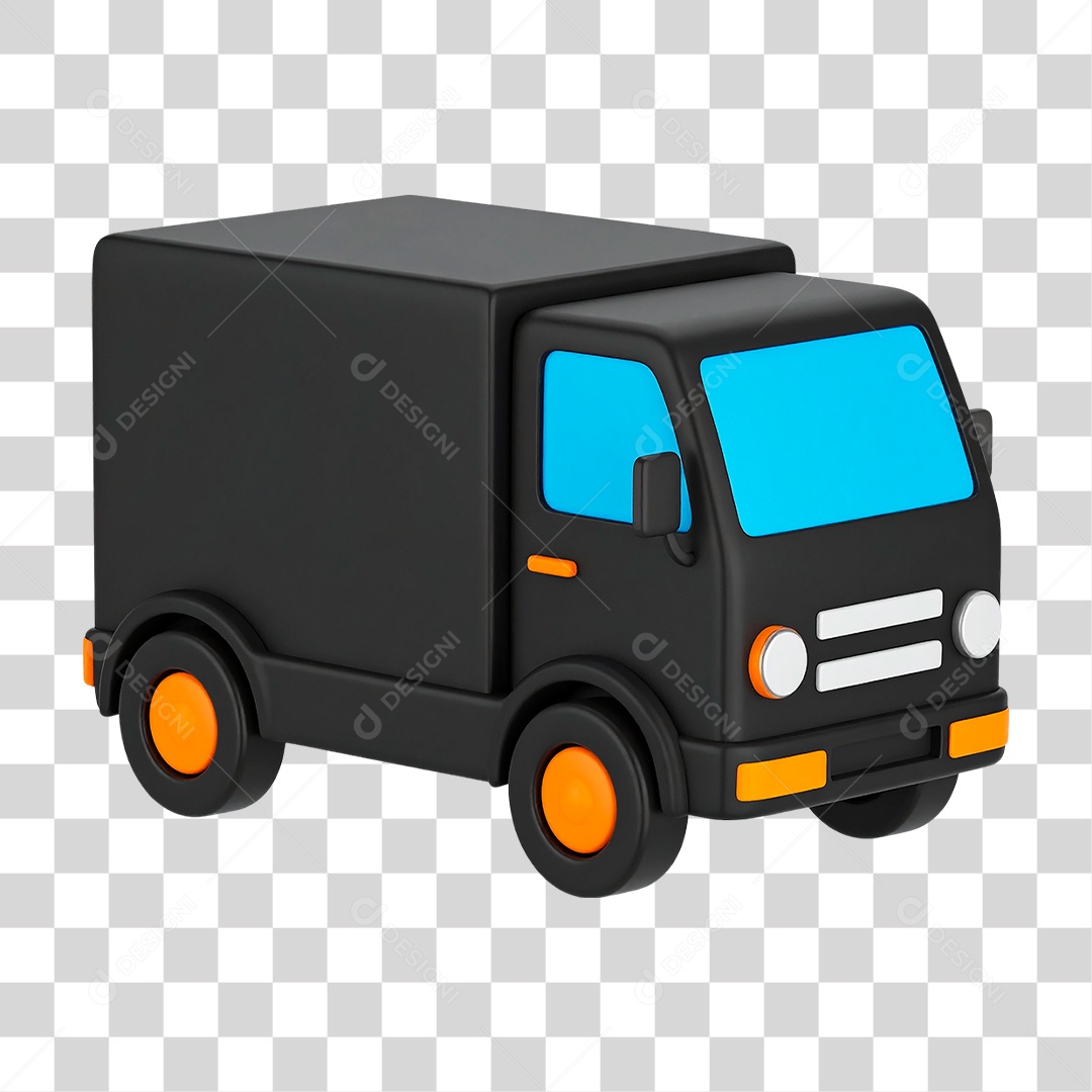 Caminhão de Entrega PNG Transparente