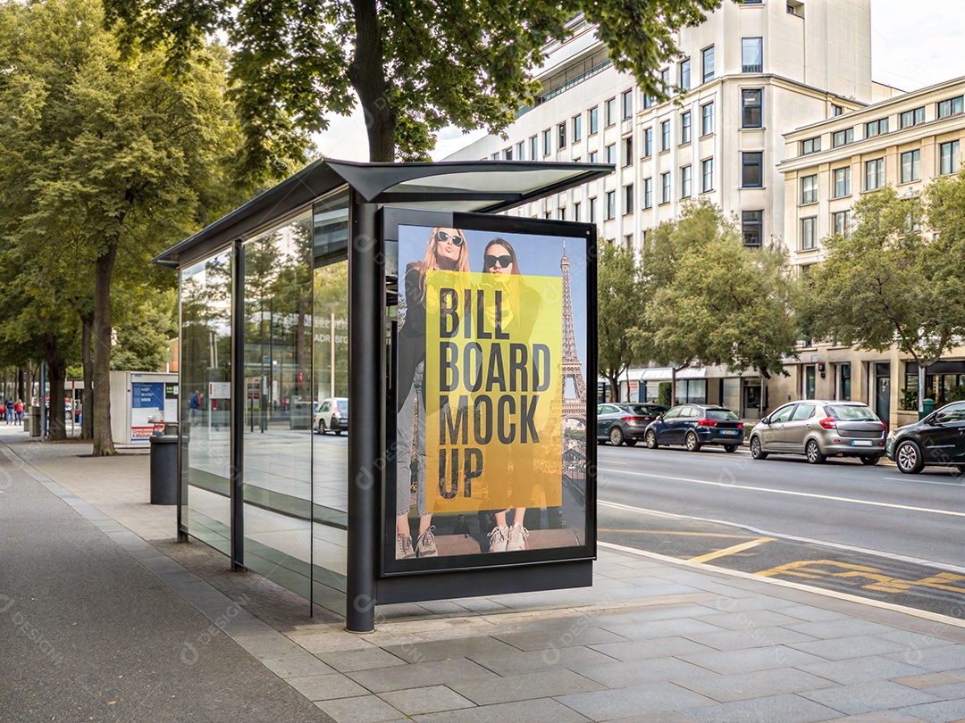 Mockup Ônibus PSD Editável