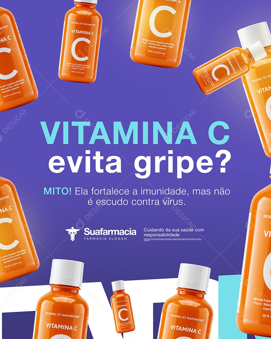 Farmacia Social Media PSD Editável